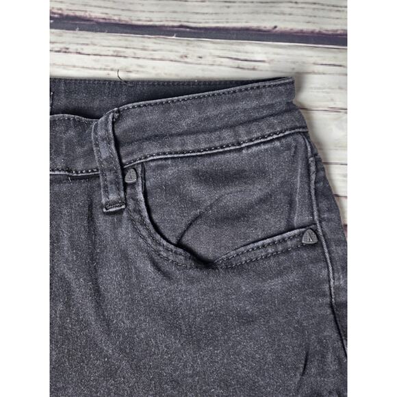 Kut From the Kloth "Donna" Jeans Womens 6 Black High Rise Ankle Skinny Dark - Picture 5 of 13